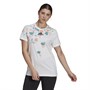 adidas Damen Floral Graphic T-Shirts Weiß