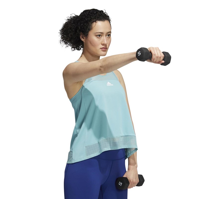 adidas Damskie Heat.Rdy Primegreen Topy sportowe do biegania Zielony