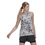 adidas Womens Fast AOP Supernova Primeblue Running Tank Grey One/White