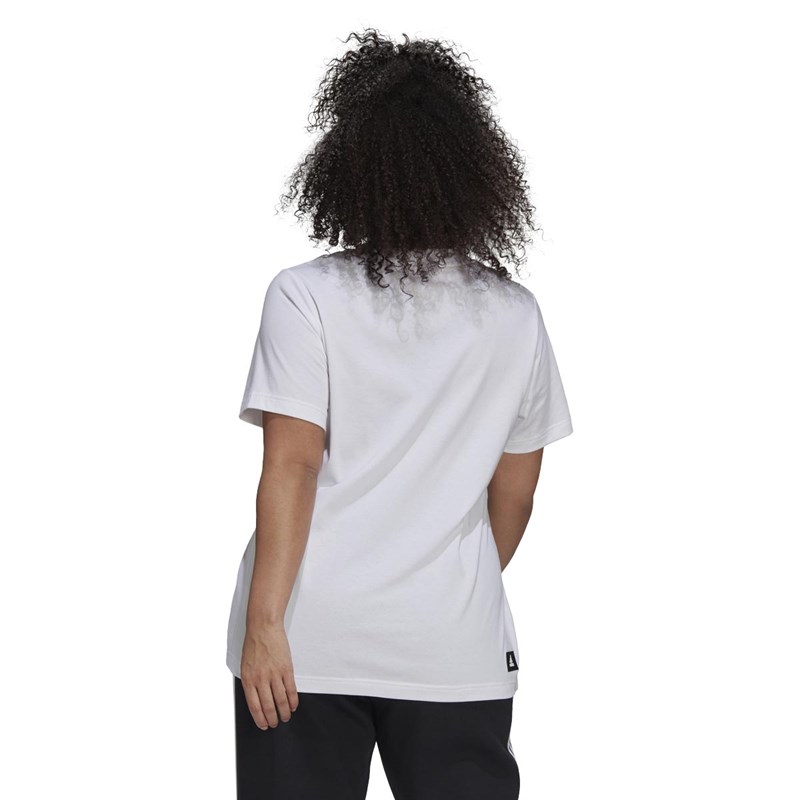 adidas Damen Future Icons 3-Bar T-Shirts Weiß