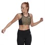 adidas Dame Leopard Print Believe This Designed 2 Move Light Support Sports Sports-BH Flerfarvet
