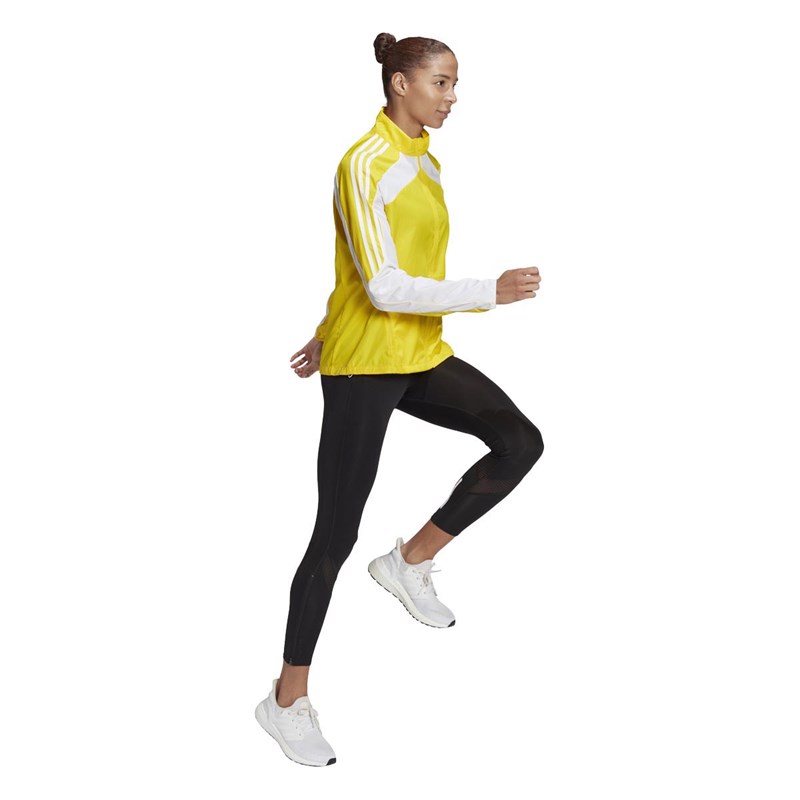 adidas Womens Marathon Primegreen Running Jacket Yellow