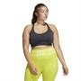 adidas Damskie Light Suppprt Aero Primegreen Sports Staniki Sportowe Szary
