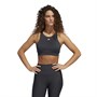 adidas Brassière de sport Medium Support Yoga Sports Femme Noir
