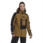 adidas Vestes de Sport Terrex Xploric Rain.Rdy 3-Layer Waterproof Rain Femme Kaki
