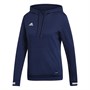 adidas Womens Team 19 Training Hoodie Navy Blue/White