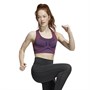 adidas Brassière de sport Studio 2Tne Light Support Sports Femme Rouge