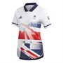 adidas Womens Team GB Football Jersey White