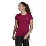 adidas Womens Tivid Aeroready Climalite Hiking T-Shirt Power Berry/White
