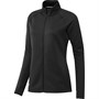 adidas Womens Textured Layer Full Zip Golf Jacket Black