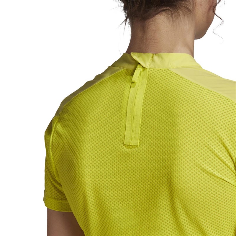adidas Womens Zupahike Aeroready Hiking T-Shirt Acid Yellow