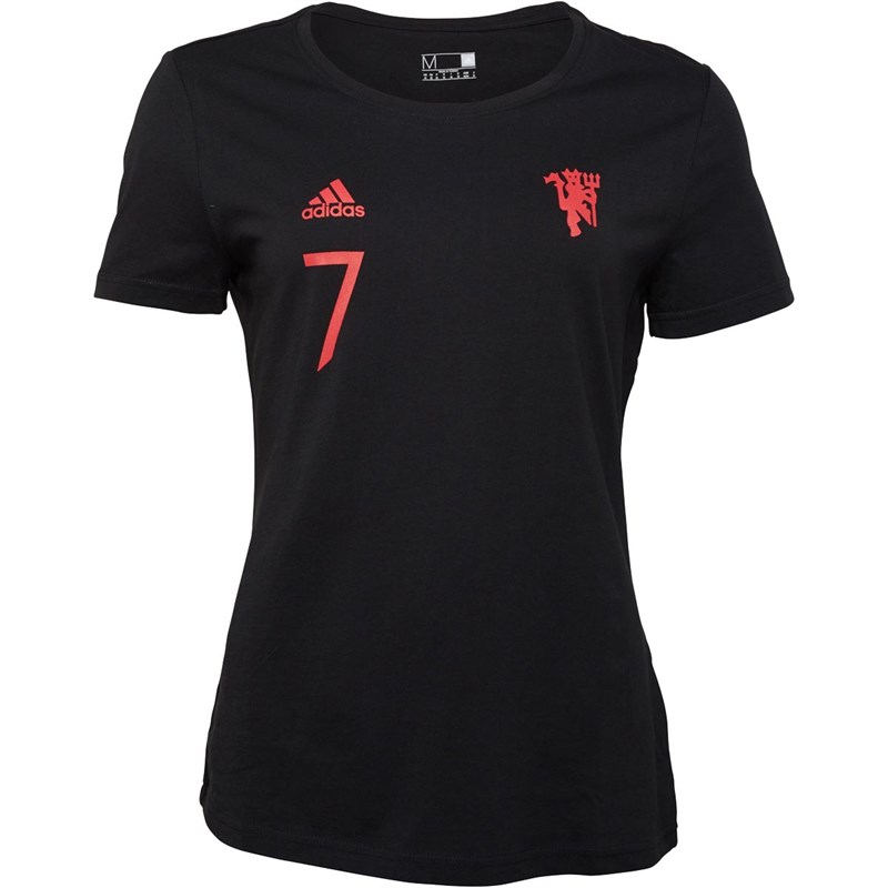 adidas Børn MUFC Manchester United Graphic T-shirts Sort
