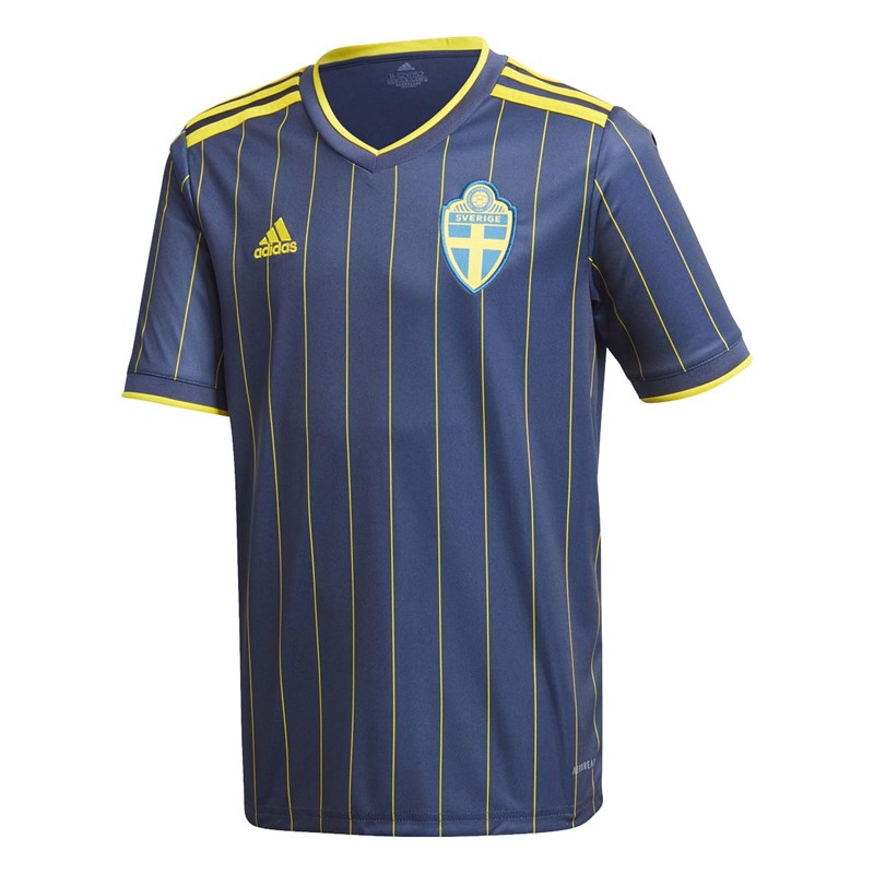 Buy adidas Junior SVFF Sweden Away Jersey Night Indigo/Yellow