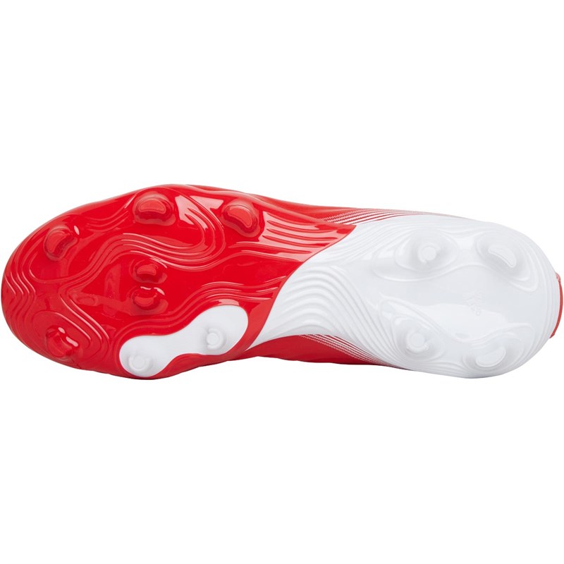 adidas Childrens Copa Sense.3 Laceless FG Firm Ground Football Boots Red/Footwear White/Solar Red