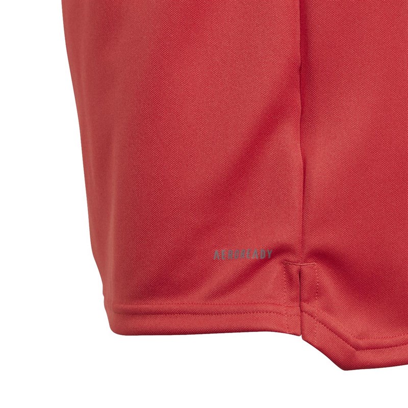 adidas Junior RBFA Belgium 1/4 Zip Training Top Glow Red