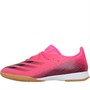 adidas Childrens X Ghosted.3 IN Indoor Football Boots Shock Pink/Core Black/Screaming Orange