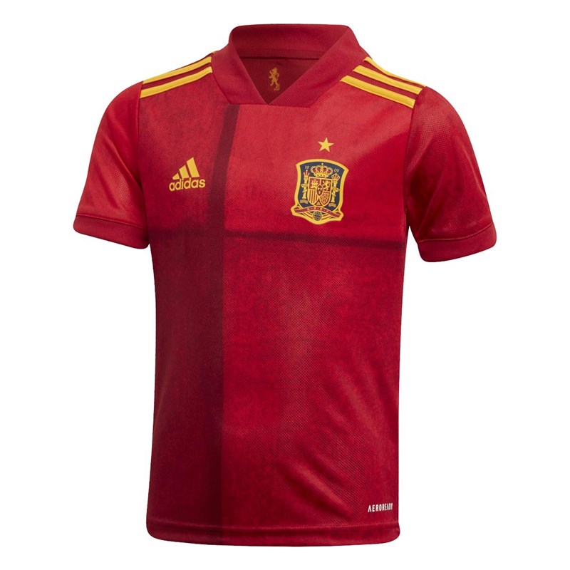 adidas Childrens Spfef Spain Home Mini Kit Victory Red