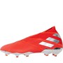 adidas Męskie Nemeziz 19+ FG Firm Ground Buty Pilkarskie Czerwony