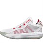 adidas Dame 6 Basketball Shoes Footwear White/Scarlet/Core Black