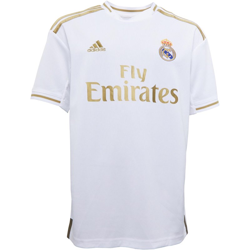 Buy adidas Junior RMFC Real Madrid Home Jersey White
