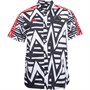 adidas Herren Tango Graphic Summer Hemd mit kurzem Arm Weiß
