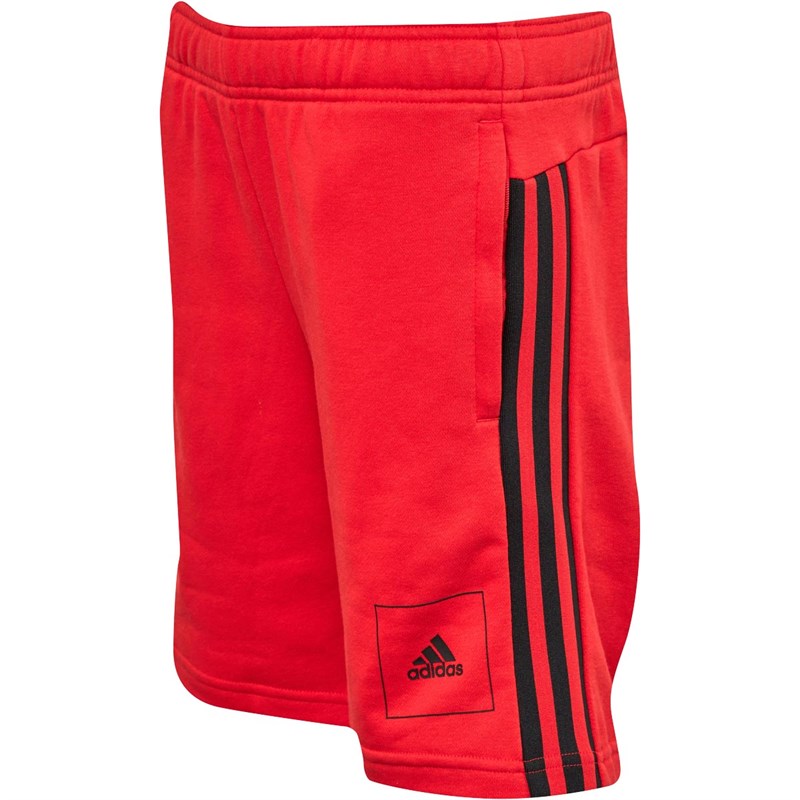 Buy adidas Boys Athletics Club Shorts Vivid Red/Vivid Red/Black