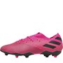 adidas Junior Nemeziz 19.1 FG Firm Ground Football Boots Shock Pink/Core Black/Shock Pink