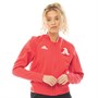 adidas Womens Athletics VRCT Jacket Glow Red