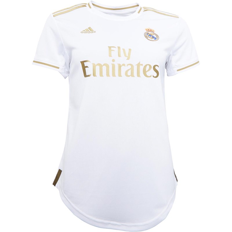 real madrid jersey white gold