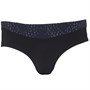 adidas Womens Primeblue Bikini Bottoms Black/Grey Six