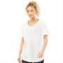 adidas Tee-Shirt Athletics Burnout Graphic Femme Blanc