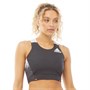 adidas Damskie Crop Koszulka bez Rękawów do Biegania Czarny