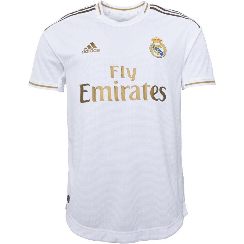 adidas Herren RMFC Real Madrid Home Authentic Trikot Weiß