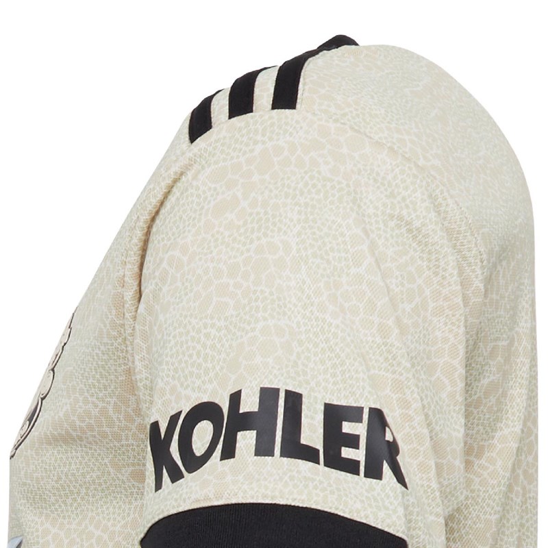 adidas Herrer MUFC Manchester United Away Striktrøje Ecru