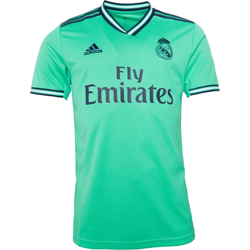 Buy Adidas Mens Rmfc Real Madrid Third Jersey Hi Res Green Night Indigo