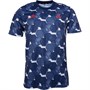 adidas Mens TANGO AEROREADY Graphic Jersey Navy Blue