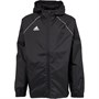 adidas Junior Core 18 Rain Jacket (With Hood) Black/White
