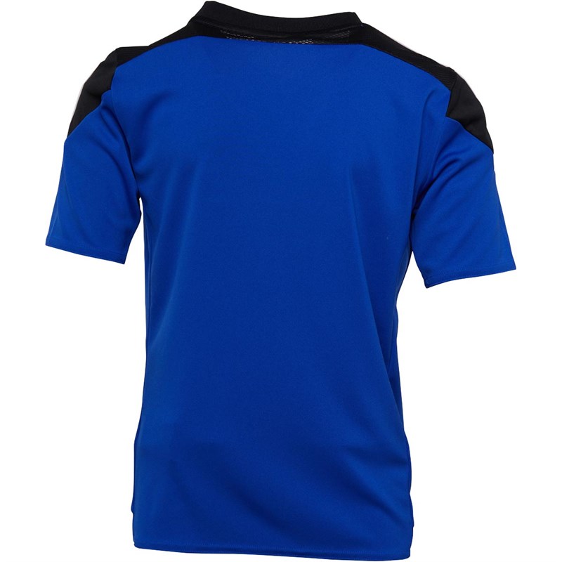 Buy adidas Junior Striped 15 Jersey Bold Blue/Black/White