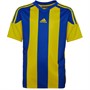 adidas Junior Striped 15 Jersey Yellow/Bold Blue