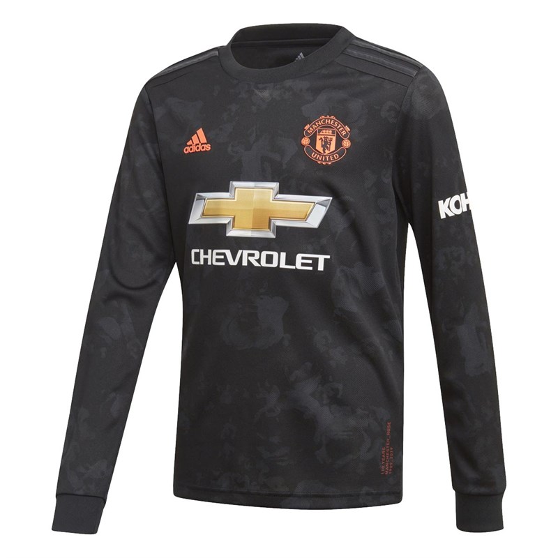 adidas Junior MUFC Manchester United Third Fodboldshorts Blå