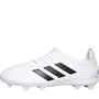 adidas Junior Copa 20.1 FG Firm Ground Football Boots Footwear White/Core Black/Signal Green