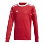 adidas Junior Squadra 17 Long Sleeve Jersey Power Red/White