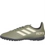 adidas Junior Predator 19.4 TF Astro Turf Football Boots Legend Green/Sand/Solar Yellow