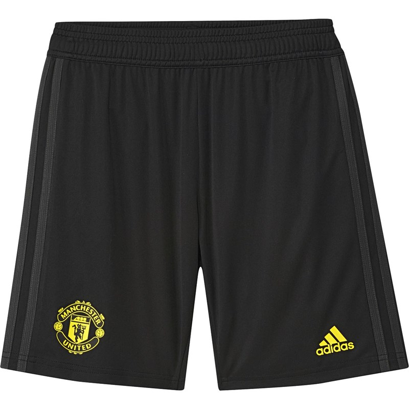 Buy adidas Junior MUFC Manchester United Training Shorts Black/Solid Grey