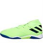 adidas Mens Nemeziz 19.3 IN Indoor Football Boots Signal Green/Core Black/Royal Blue
