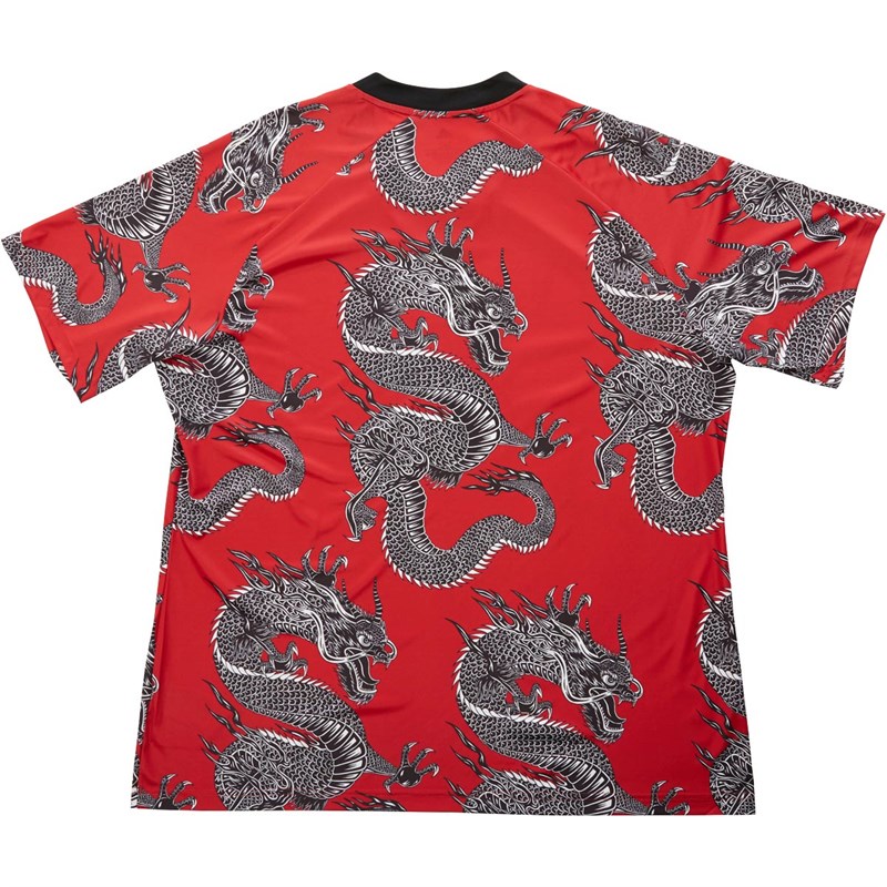 Buy adidas Mens MUFC Manchester United Chinese New Year Jersey Real Red