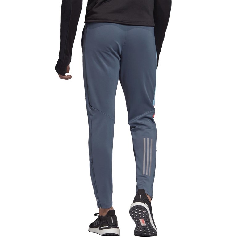 Buy adidas Mens Own The Run Aeroready Astro Running Track Pants Legend Blue/Signal Cyan/Signal Pink