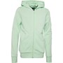 adidas Junior Essentials Linear Logo Full Zip Hoodie Glogrn/White