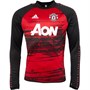 adidas Herrer MUFC Manchester United Langærmet Top Flerfarvet