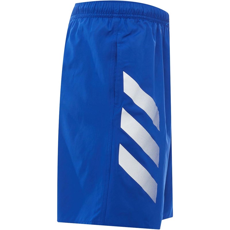 adidas Mens Bold 3-Stripes CLX Swim Shorts Royal Blue